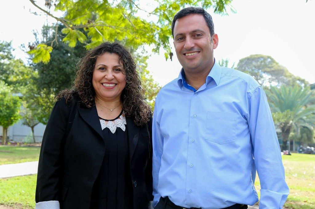 אלון דוידי ויהודית אוליאל. צילום: אורי גבאי